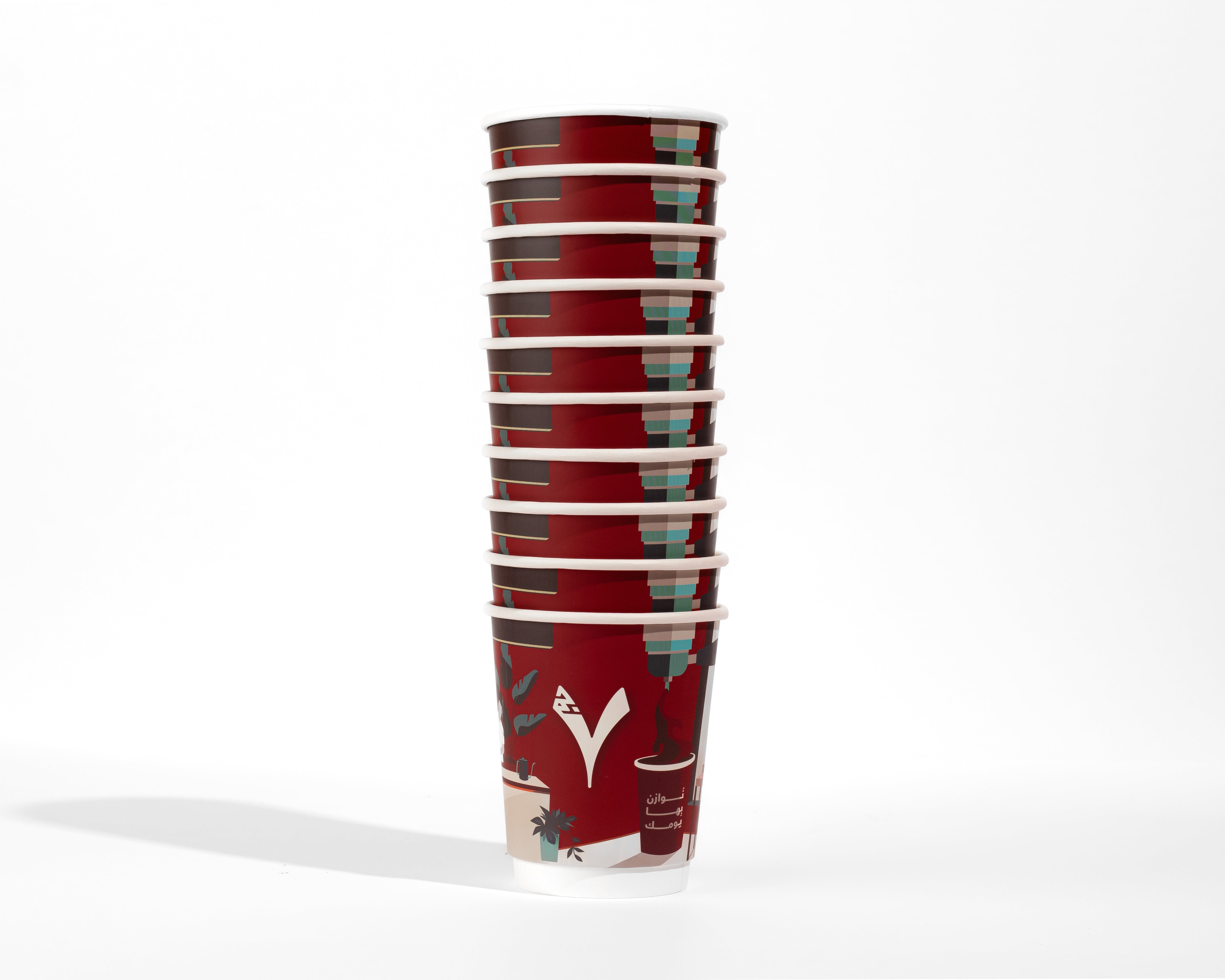 اكواب 7 جرام الورقية - عدد 10 اكواب - 9 اونص